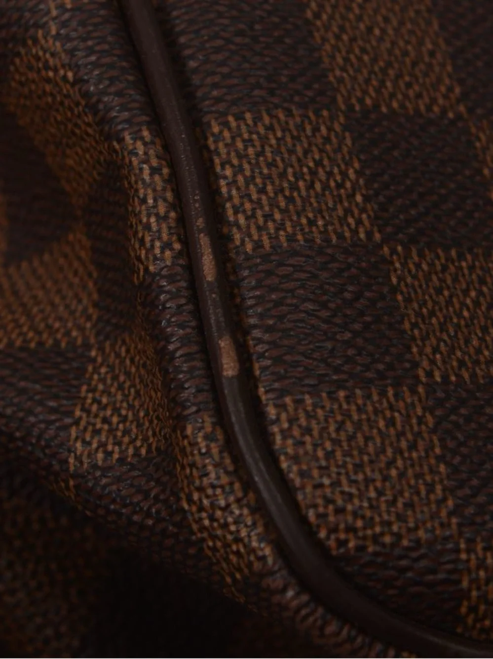 ♥️Louis Vuitton Keepall 55 Large GM Brown Damier Ebene Leather Satchel Handbag♥️